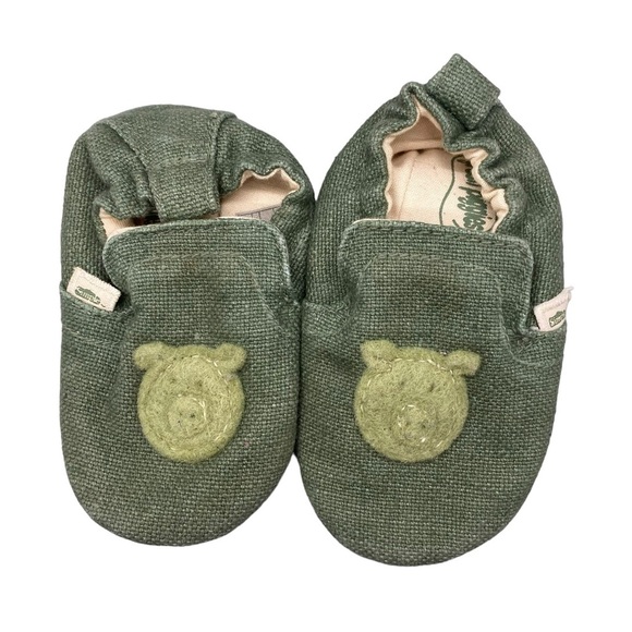 Green Piggies Soft Baby Shoe Frog #5306 Size 6 New in Bag - Picture 2 of 6